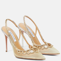 AQUA TIARA HEELS GOLD