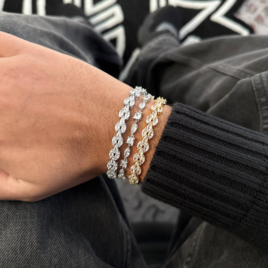 Triple Crystal Bracelets
