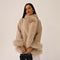 AURELIA FUR TRIM TAUPE