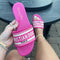Christy sandals neon pink