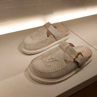 BEIGE AZURA MULES