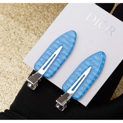 CD BLUE HAIR CLIPS