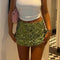 SEQUIN SKIRT GREEN