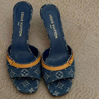 DARK DENIM HEELS