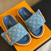 PILLOW MULES DENIM