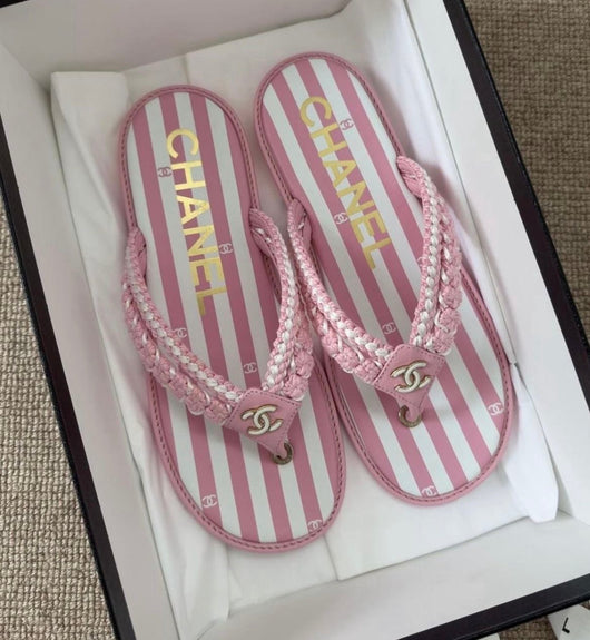 PINK STRIPES SANDALS
