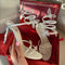 RENE C BUTTERFLY HEELS WHITE