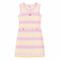 pink yellow dress