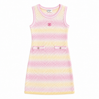 pink yellow dress