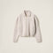 Miue wool zipper cardigan