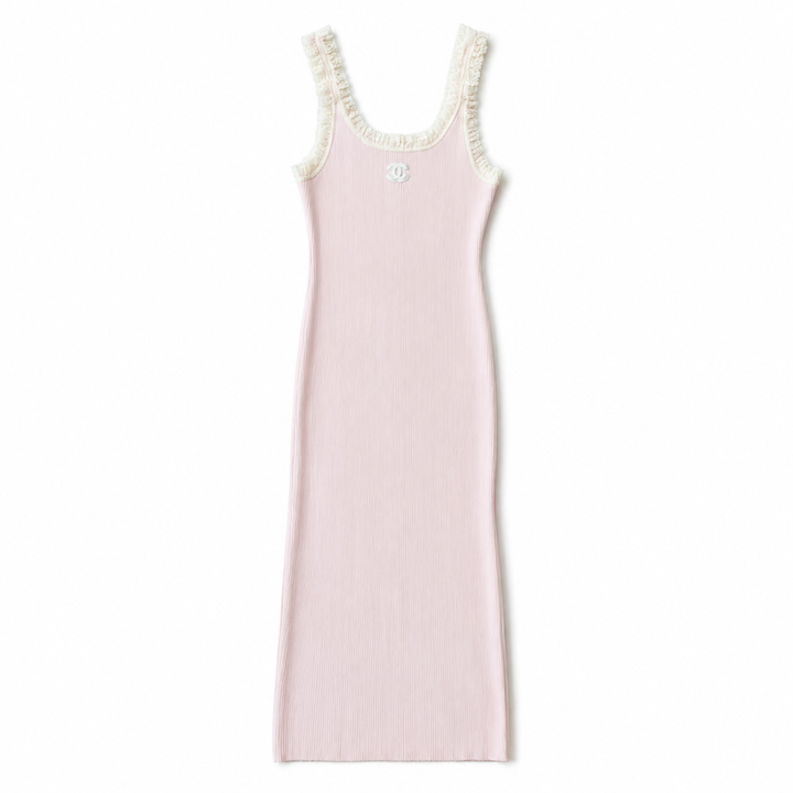 C LONG PINK DRESS