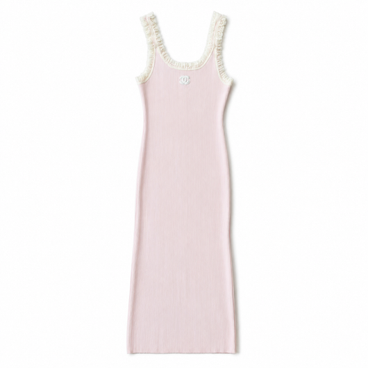 C LONG PINK DRESS