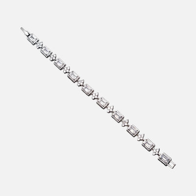 Star Crystal Bracelet - Silver