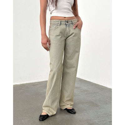 Denim Beige/White
