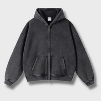 Graphic Heavyweight Zipped Hoodie