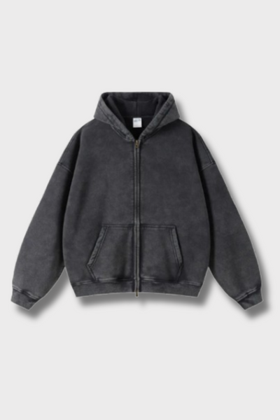 Graphic Heavyweight Zipped Hoodie