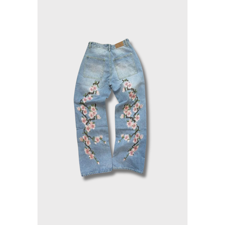 'Blossom' Embroidered Jeans
