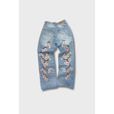 'Blossom' Embroidered Jeans