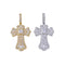 Multi Gem Cross Pendants