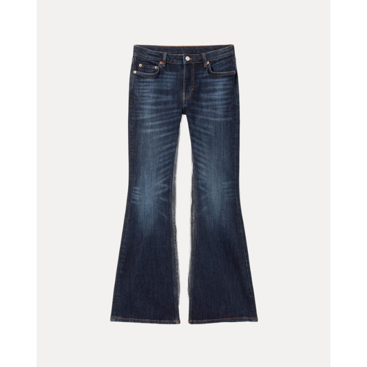 LOW RISE SLIM FLARED JEANS