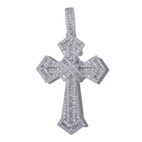 Roped Cross Pendants - Silver