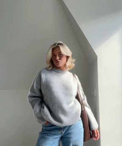 Oversized Sweater Mohair Blend