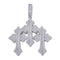 Triple Cross Pendants - Silver