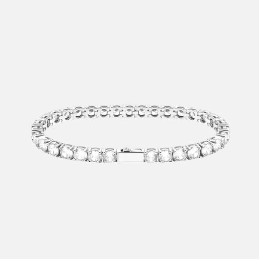 Tennis Bracelet - 4mm - Silver