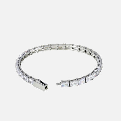 Square Cut Bracelet - Silver