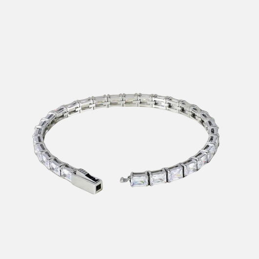 Square Cut Bracelet - Silver