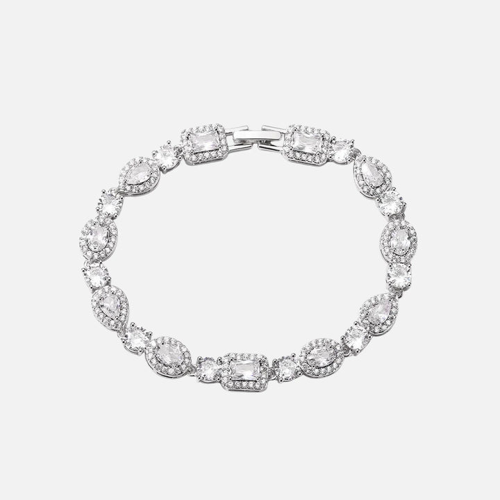 Multi-Stone Bracelet - Silver