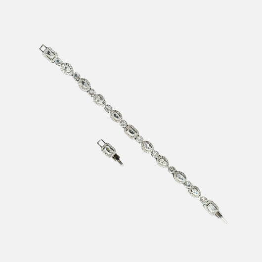Multi-Stone Bracelet - Silver