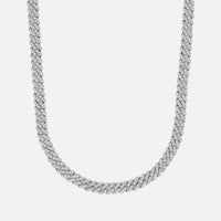 Iced Cuban Chain - 6mm - Silver