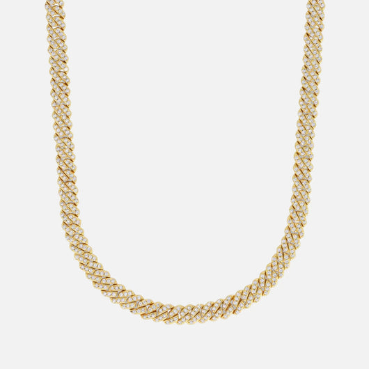 Iced Cuban Chain - 6mm - Gold