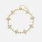 Star Clover Bracelet - Gold