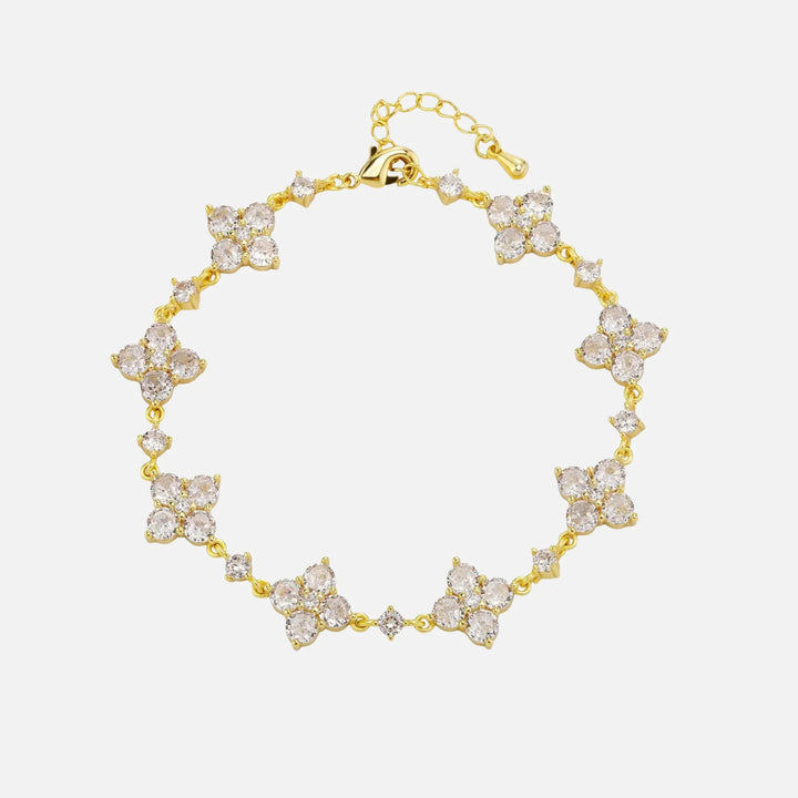 Star Clover Bracelet - Gold