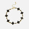Midnight Star Clover Bracelet - Gold