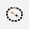 Blue Cube Bracelet - Gold