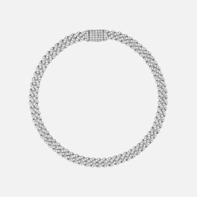Iced Cuban Bracelet - 6mm - Silver