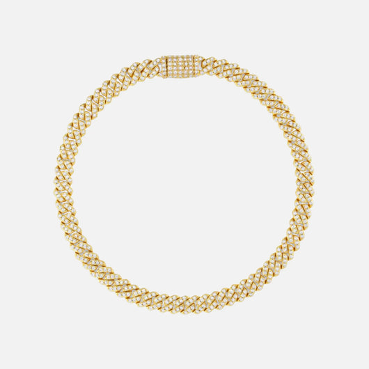 Iced Cuban Bracelet - 6mm - Gold