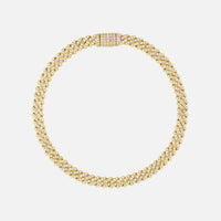 Iced Cuban Bracelet - 6mm - Gold
