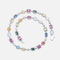 Mixed Gemstone Necklace - Silver