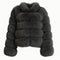 BUBBLE COLAR COAT BLACK