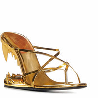 BADDIE HEELS GOLD
