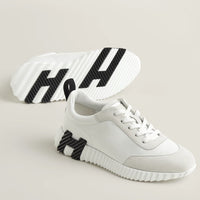 Bounce white leather sneakers