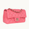 PINK CORAL FLAP BAG