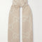 PATTERN SCARF LIGHT BEIGE