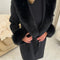 LUNEA LUXE LONG COAT BLACK