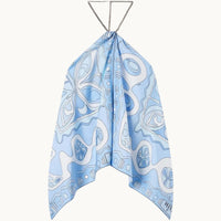 PUC SAIMY HELLBLAU TOP