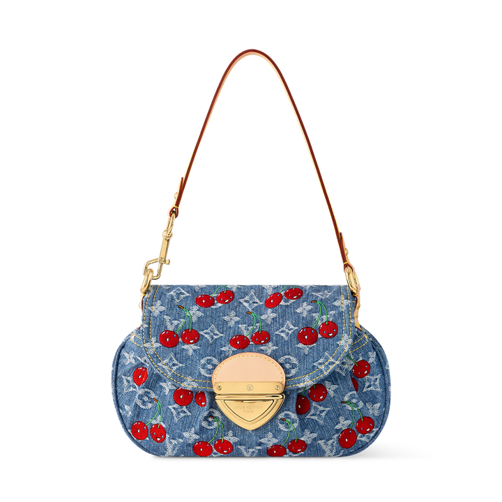 CHERRY DENIM BAG